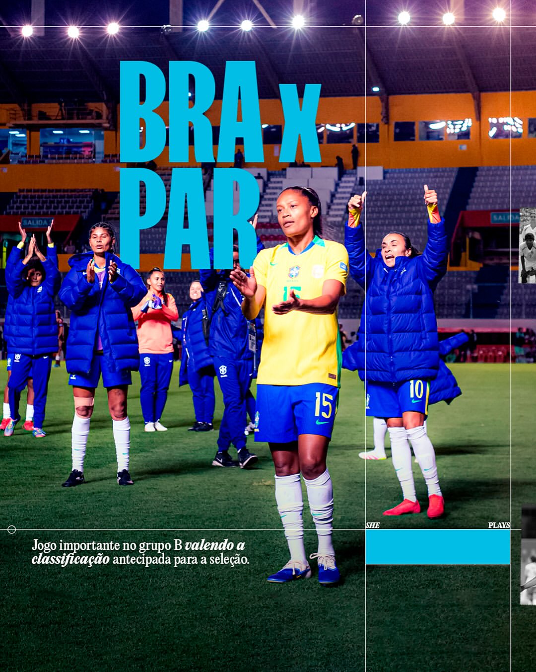 Seleção Feminina BRA x PAR