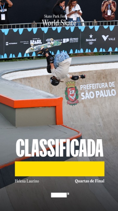 Helena Laurino classificada, World Skate