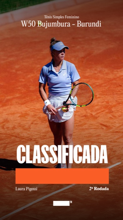 Laura Pigossi classificada, W50 Bujumbura