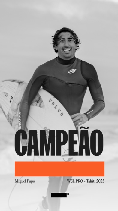 Miguel Pupo campeão WSL Pro Tahiti