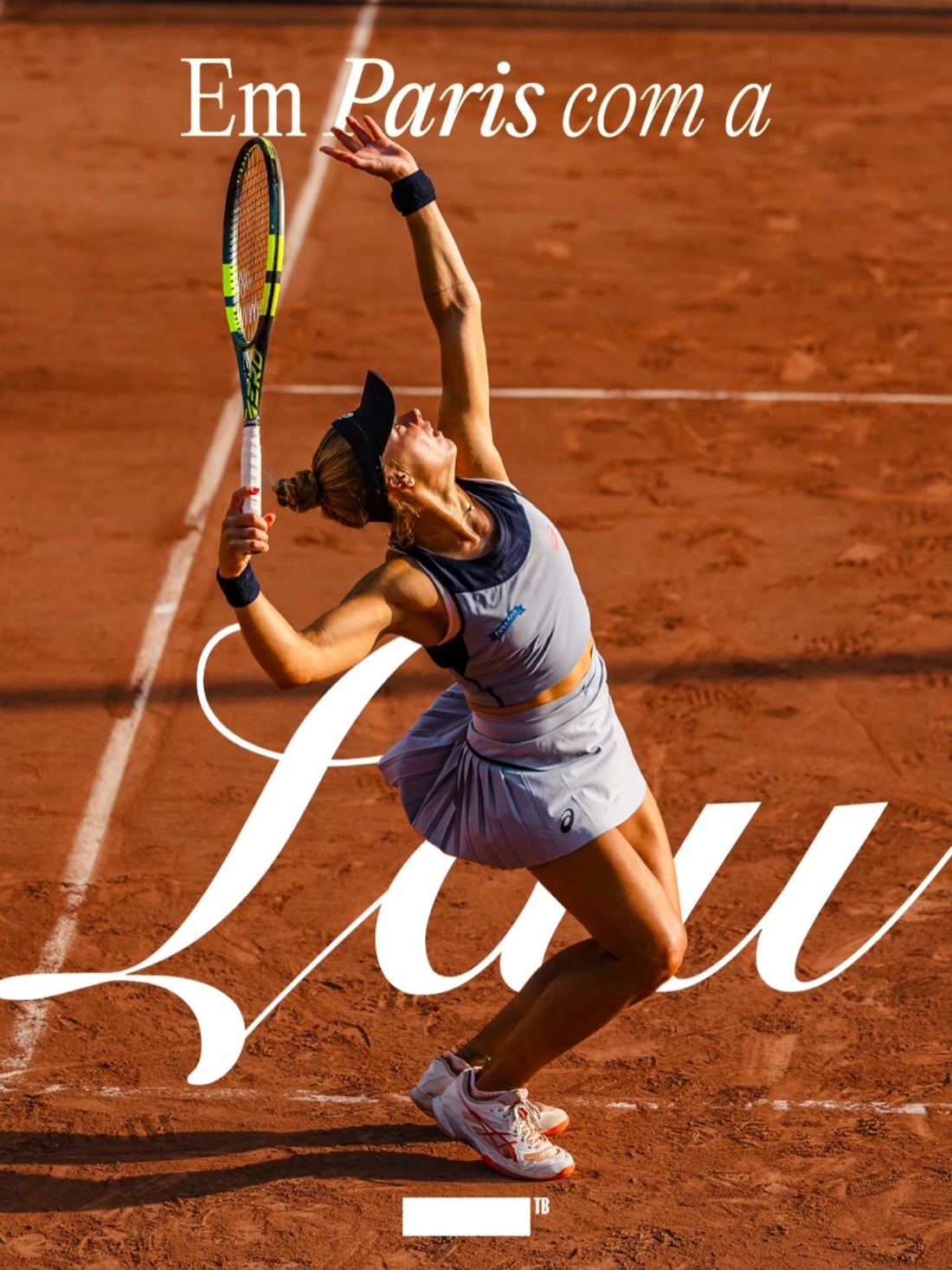 Laura Pigossi em Roland Garros